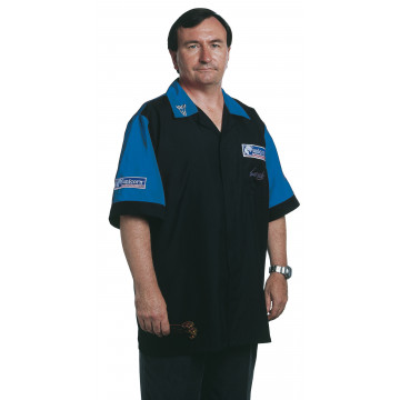 Mens Dart Shirt Black/Blue - SAVE &pound;22!