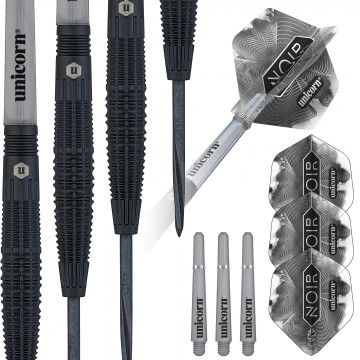 Noir Style 2 Steel Tip Dart Set - 90% Tungsten